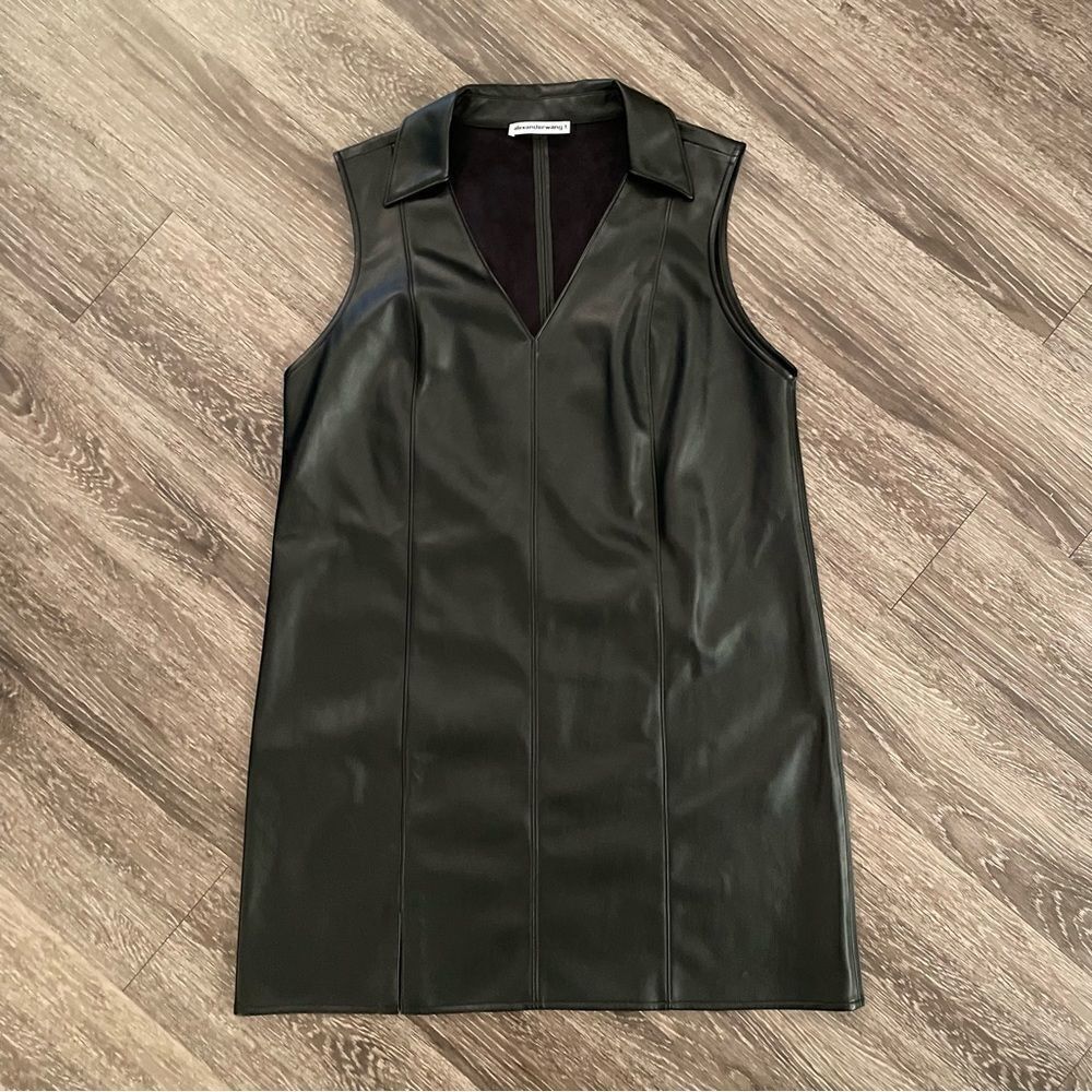 Alexander Wang vegan leather dress - Picture 1 of 7